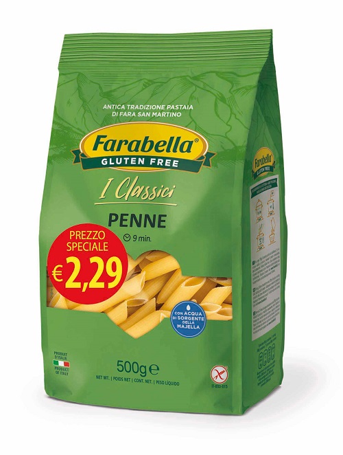 FARABELLA PENNE RIGATE PROMO 500 G - Fontenova srl