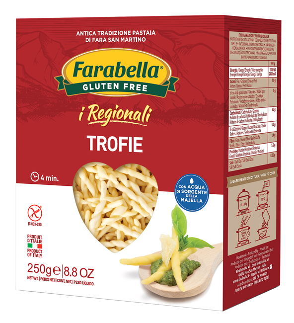 FARABELLA TROFIE I REGIONALI PASTA FRESCA STABILIZZATA 250 G - Fontenova srl