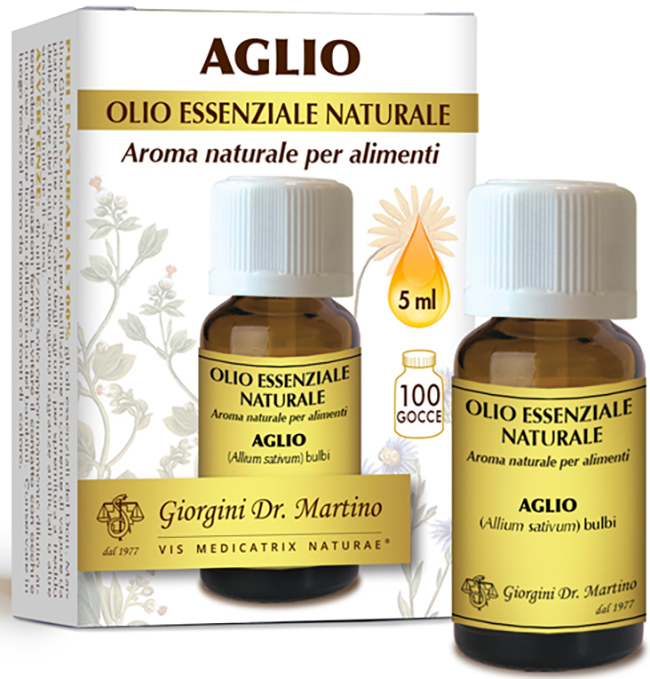 AGLIO OLIO ESSENZIALE NATURALE 5 ML - Fontenova srl