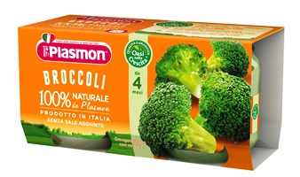 PLASMON OMOGENEIZZATO BROCCOLI 2 X 80 G - Fontenova srl
