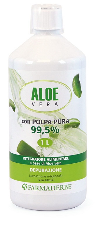 ALOE VERA SUCCO DI ALOE VERA POLPA PURA 1000 ML - Fontenova srl