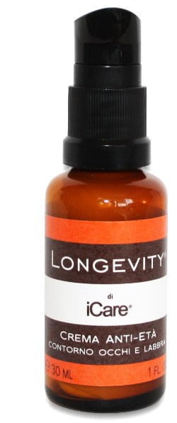 ICARE LONGEVITY CREMA ANTI ETA' CONTORNO OCCHI E LABBRA - Fontenova srl