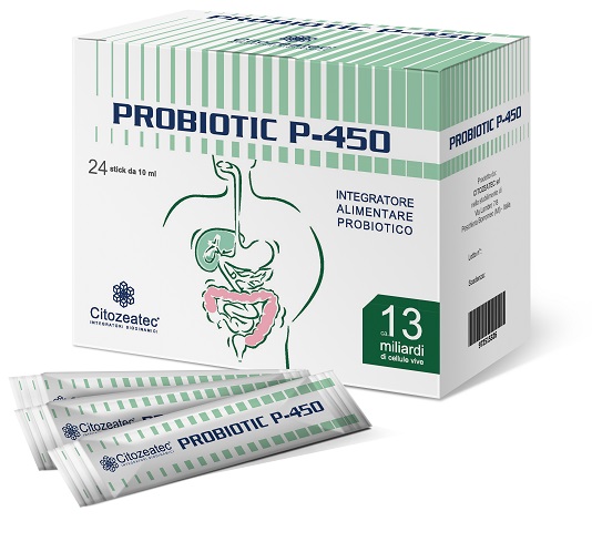 PROBIOTIC P-450 24 STICK MONODOSE 10 ML - Fontenova srl
