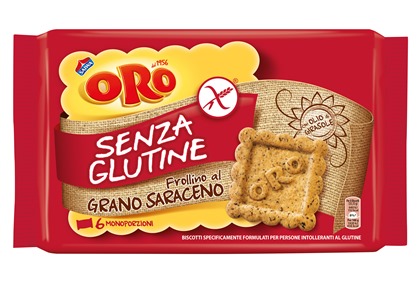 ORO SAIWA SENZA GLUTINE GRANO SARACENO 6 X 40 G - Fontenova srl
