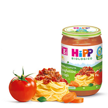 HIPP BIO SPAGHETTINI AL RAGU' 220 G - Fontenova srl
