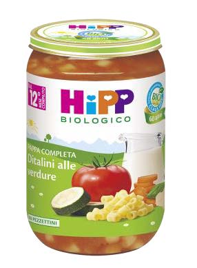 HIPP BIO DITALINI ALLE VERDURE 250 G - Fontenova srl