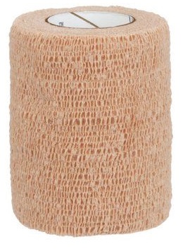 BENDA ELASTICA COMPRESSIVA AUTOADESIVA COBAN 7,5X200CM IN ESTENSIONE 7,5X450CM COLORE CARNE - Fontenova srl