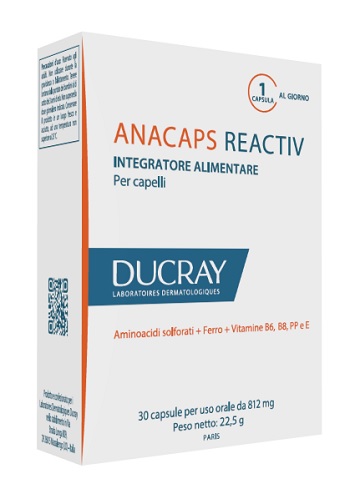 ANACAPS REACTIV DUCRAY 30 CAPSULE 2017 - Fontenova srl