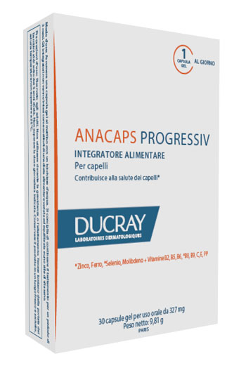 ANACAPS PROGRESSIV DUCRAY 30 CAPSULE 2017 - Fontenova srl