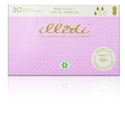 ILLEDI ASSORBENTI SUPER MINI 180 MM 30 PEZZI - Fontenova srl