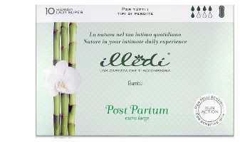 ILLEDI ASSORBENTI LADY SUPER SENZA ALI POST PARTO TAGLIA EXTRALARGE 10 PEZZI - Fontenova srl