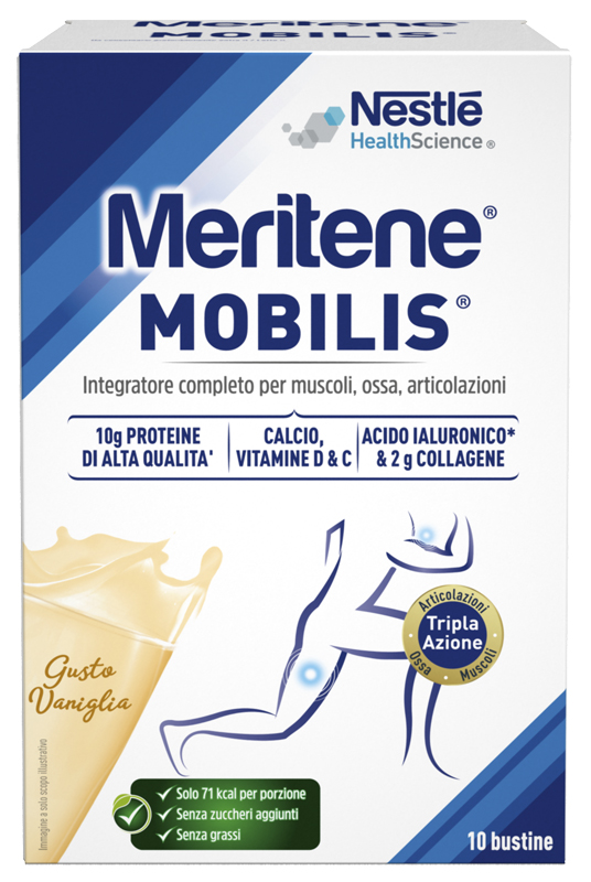MERITENE MOBILIS GUSTO VANIGLIA 10 BUSTINE DA 21 G - Fontenova srl