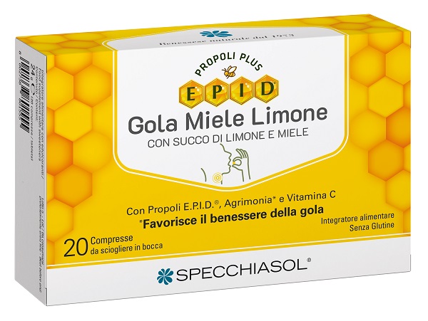 EPID GOLA MIELE LIMONE 20 COMPRESSE - Fontenova srl