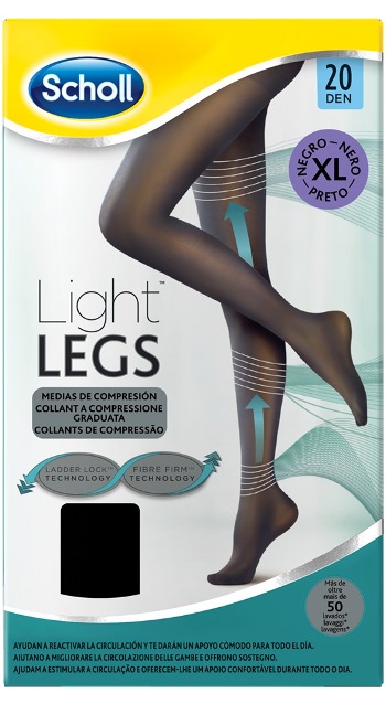 SCHOLL LIGHTLEGS 20 DENARI TAGLIA XL COLORE NERO 1 PAIO - Fontenova srl