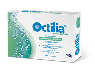 OCTILIA NATURAL OCCHI STANCHI E AFFATICATI 10 FLACONCINI 0,5 ML - Fontenova srl