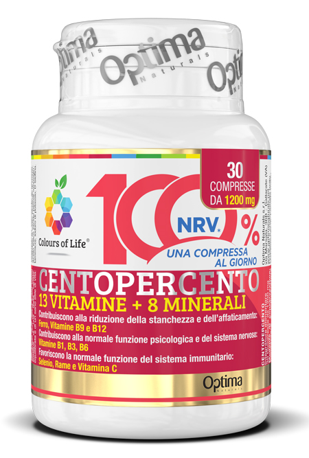 COLOURS OF LIFE CENTOPERCENTO 30 COMPRESSE 1200 MG - Fontenova srl