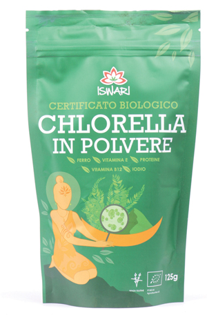 CHLORELLA POLVERE BIO 125 G ISWARI - Fontenova srl