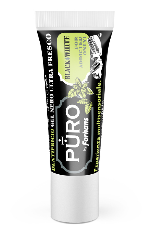 FORHANS BLACK4WHITE DENTIFRICIO 12 ML - Fontenova srl
