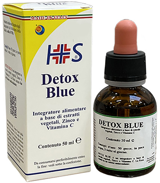 DETOX BLUE GOCCE 50 ML - Fontenova srl