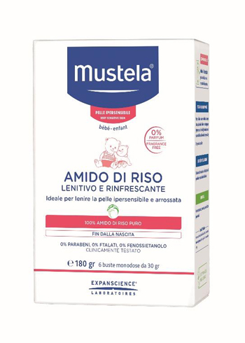 MUSTELA AMIDO DI RISO 180 G - Fontenova srl