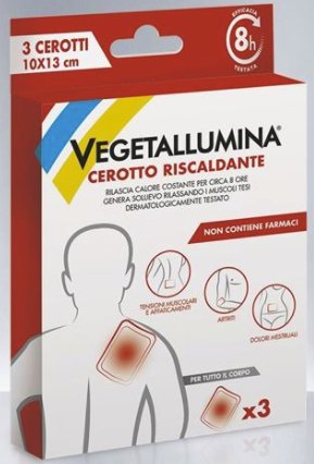 VEGETALLUMINA CEROTTO RISCALDANTE 3 PEZZI - Fontenova srl