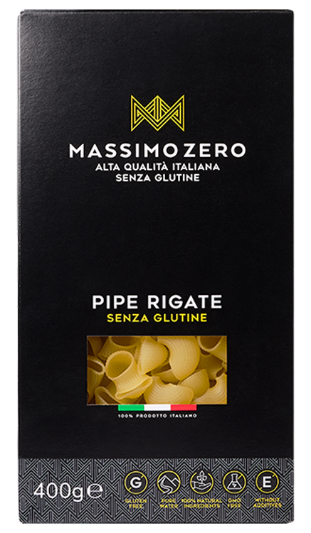 MASSIMO ZERO PIPE RIGATE 400 G - Fontenova srl