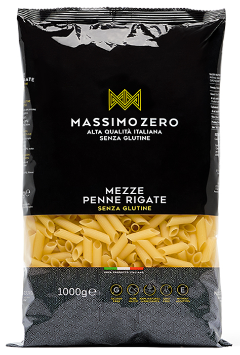 MASSIMO ZERO MEZZE PENNE RIGATE 1 KG - Fontenova srl