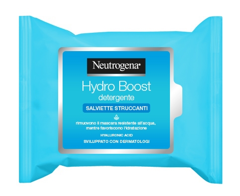 NEUTROGENA HYDRO BOOST SALVIETTE STRUCCANTI 25 PEZZI - Fontenova srl