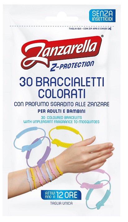 ZANZARELLA Z-PROTECT BRACCIALETTI ADULTI - Fontenova srl