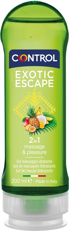 CONTROL GEL PER MASSAGGI EXOTIC ESCAPE 200 ML - Fontenova srl