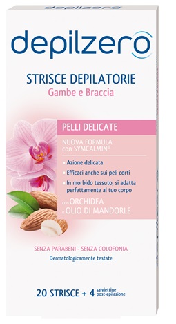 DEPILZERO STRISCE GAMBE BRACCIA 20 PEZZI - Fontenova srl