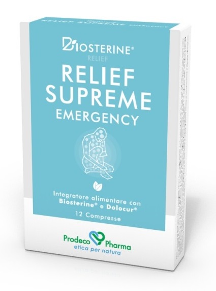 BIOSTERINE RELIEF SUPREME EMERGENCY 12 COMPRESSE - Fontenova srl