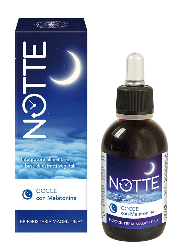 NOTTE MELATONINA GOCCE 50 ML - Fontenova srl