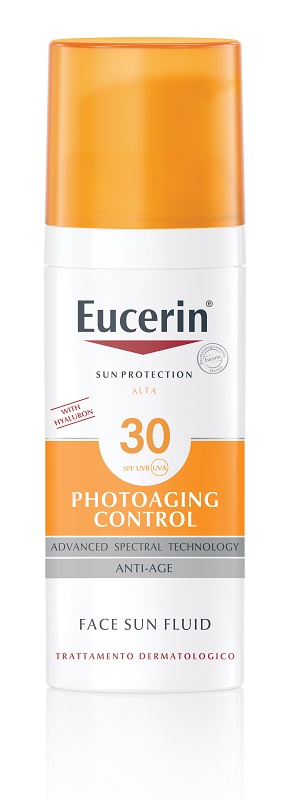 EUCERIN SUN PROTECTION SPF 30 PHOTOAGING CONTROL FACE SUN FLUID ANTI AGE 50 ML - Fontenova srl