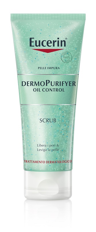 EUCERIN PELLE IMPURA DERMOPURIFYER OIL CONTROL SCRUB 100 ML - Fontenova srl