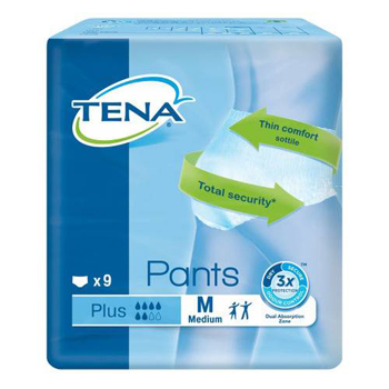 PANNOLONE PULL-UP TENA PANTS PLUS TAGLIA MEDIUM 9 PEZZI - Fontenova srl