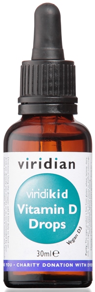 VIRIDIAN VIRIDIKID VITAMIN D3 400UI GOCCE 30ML - Fontenova srl