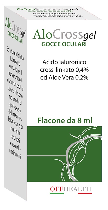 ALOCROSS GOCCE OCULARI ACIDO IALURONICO CROSS-LINKATO 0,2% E ALOE VERA 8 ML - Fontenova srl