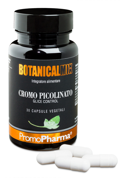 CROMO PICOLINATO GLICE CONTROL BOTANICAL MIX 30 CAPSULE - Fontenova srl