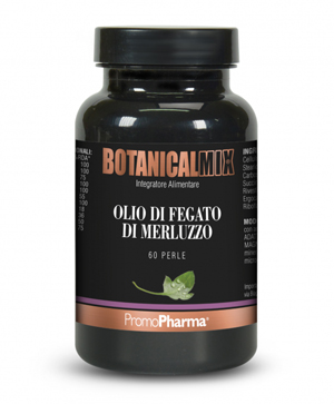 OLIO DI FEGATO DI MERLUZZO BOTANICAL MIX 60 PERLE - Fontenova srl