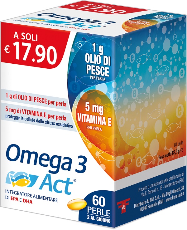OMEGA 3 ACT 1G 60 PERLE - Fontenova srl