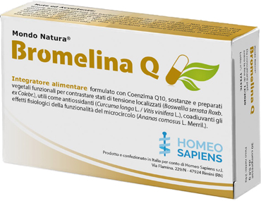BROMELINA Q MONDO NATURA 30 COMPRESSE - Fontenova srl