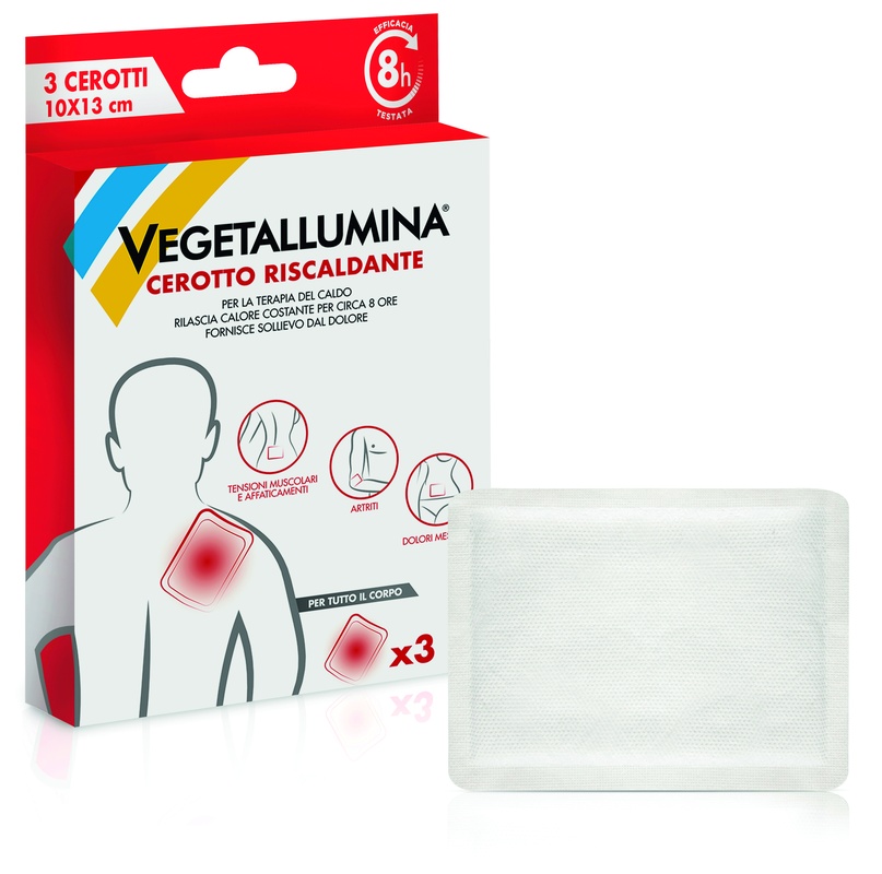 VEGETALLUMINA CEROTTO RISCALDANTE 3 PEZZI - Fontenova srl