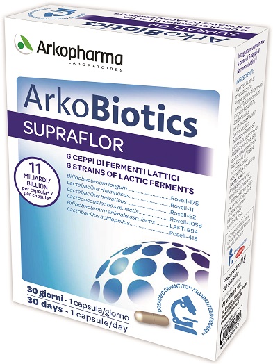 ARKOBIOTICS SUPRAFLOR 30 CAPSULE - Fontenova srl