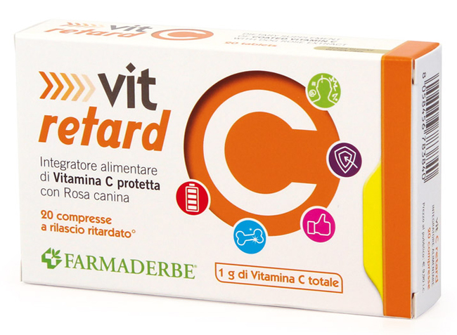 VIT C RETARD 20 COMPRESSE A RILASCIO RITARDATO - Fontenova srl