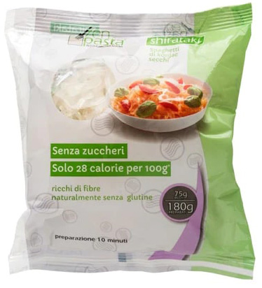 ZENPASTA SHIRATAKI ESSICATO TAGLIATELLE MONODOSE 75 G - Fontenova srl