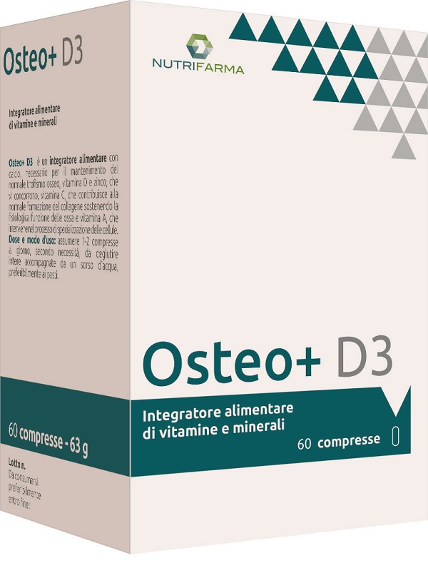 OSTEO+ D3 60 COMPRESSE - Fontenova srl