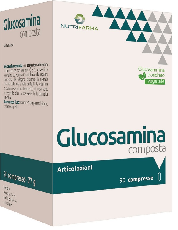 GLUCOSAMINA COMPOSTA VEGETALE 90 COMPRESSE - Fontenova srl