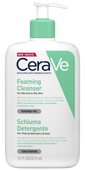 CERAVE SCHIUMA DETERGENTE VISO 473 ML - Fontenova srl