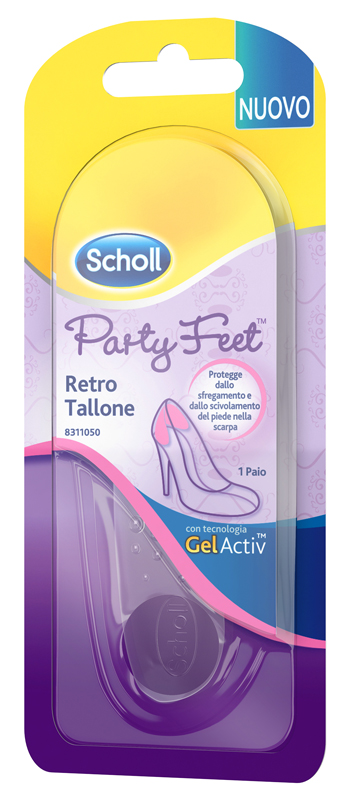 PLANTARE ORTOPEDICO PER RETRO TALLONE PARTY FEET SCHOLL GEL ACTIV 1 PAIO - Fontenova srl